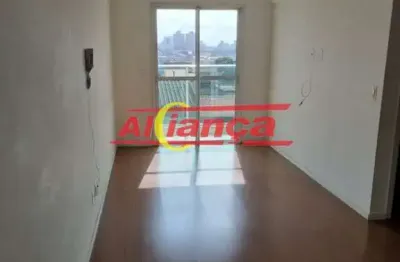 Apartamento 51m², com 2 quartos à locação na vila augusta guarulhos sp