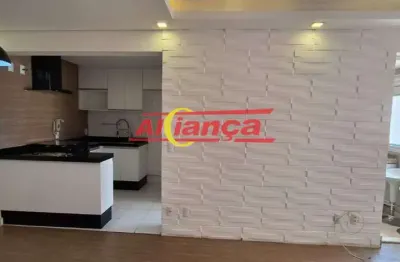 Apartamento 59m², com 2 quartos à locação no jd. flor da montanha