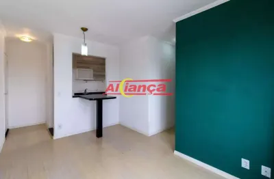 Apartamento com 2 quartos para alugar, 45m² - ponte grande - guarulhos/sp - por r$ 2.300,00