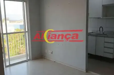 Apartamento 46m², com 2 quartos para alugar, no vila nova bonsucesso - guarulhos/sp - por r$1.450,00