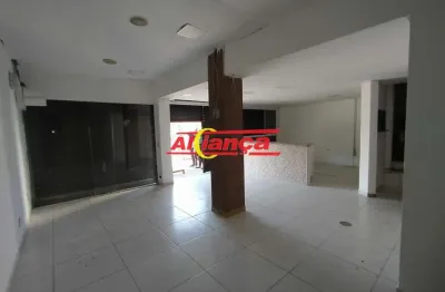 Salão para alugar com 130m², picanço - guarulhos/sp por r$ 10.000,00