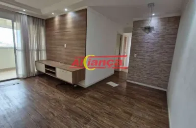 Apartamento 82m², com 3 quartos sendo 1 suíte para locação -gopoúva r$ 3.300,00