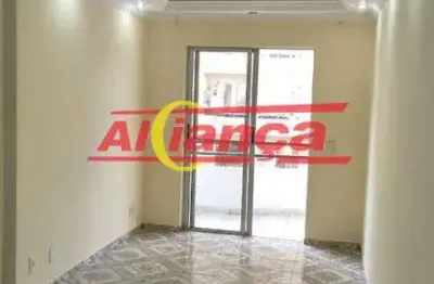 Apartamento com 76m², com 2 quartos e 1 suite para locação no jardim testae - guarulhos/sp