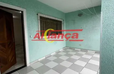 Casa não individual com 2 quartos para locação, 70 m² - jardim city- guarulhos/sp por r$ 1.900,00