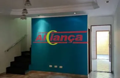 Sobrado com 3 quartos para alugar,  104m² - picanço - guarulhos /sp - por r$ 2.500,00