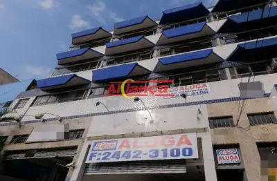 Sala comercial 50m², para locação centro de guarulhos por r$ 1.100,00