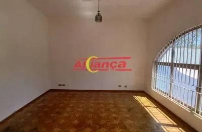 Sobrado comercial 230m², 3 quartos, suíte, para locação centro de guarulhos por r$ 6.000,00