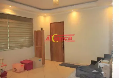 Sobrado com 220m² à locação, 4 quartos, vaga coberta na vila endres - guarulhos/sp por r$ 3.500,00