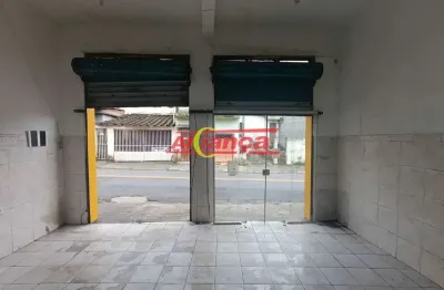 Salão comercial 39,20m² - para locação no jardim iporanga guarulhos - sp r$ 2.000,00