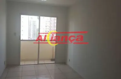 Apartamento com 02 dormitórios para alugar, 50m², picanço - guarulhos/sp