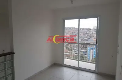 Apartamento com 49m², 2 quartos à locação no taboão - guarulhos/sp por r$ 1.700,00