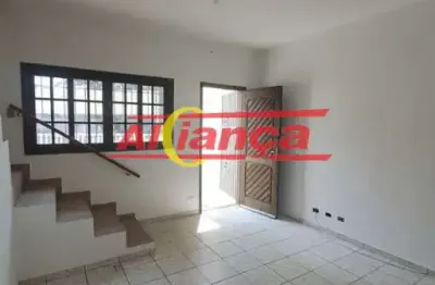 Sobrado 100m², com 2 quartos para locação -jardim santa mena - guarulhos-r$ 2.300,00