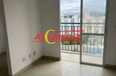 Apartamento 46m², 2 quartos à locação no gopouva - guarulhos/sp por r$ 1.800,00