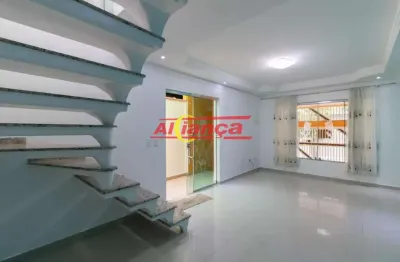 Sobrado 150m², com 3 quartos para locação -jardim paraíso - guarulhos -r$ 3.200,00