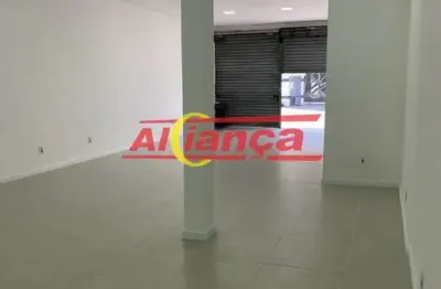 Salão para alugar com 90m², jardim valéria - guarulhos/sp por r$ 2.600,00