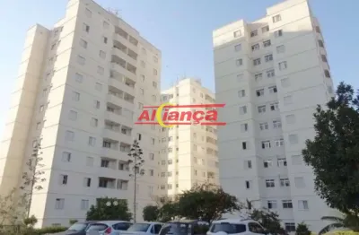 Apartamento com 2 dormitórios , com 64 m² - jd bom clima guarulhos sp - por r$2.100,00