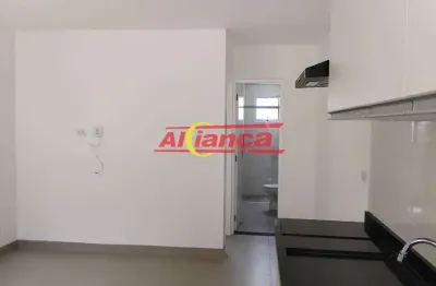 Apartamento com 1 dormitório e com 33m²- cocaia - guarulhos sp- r$ 1.350,00!!