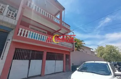 Casa com 2 quartos para alugar, 800m² - jd. parque primavera - guarulhos/sp por r$ 1.300,00