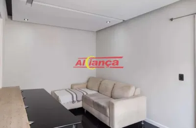Apartamento mobiliado 56m², com 2 quartos para locação -gopoúva - guarulhos-r$ 1.700,00