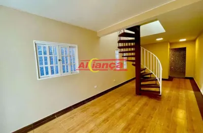 Sobrado 85m², com 3 quartos para locação-taboão - guarulhos r$ 2.500,00