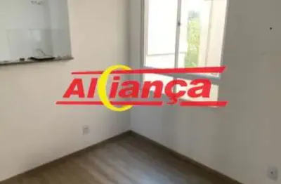 Apartamento 54m², com 2 quartos para locação no jardim são joão - guarulhos sp