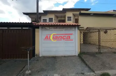 Sobrado 138m², 2 quartos para locação na vila galvão - guarulhos/sp