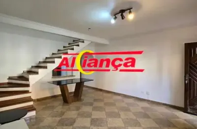 Casa de condomínio com 85m² à locação, 2 quartos, vaga, na vila são joão - guarulhos/sp por r$ 3.600