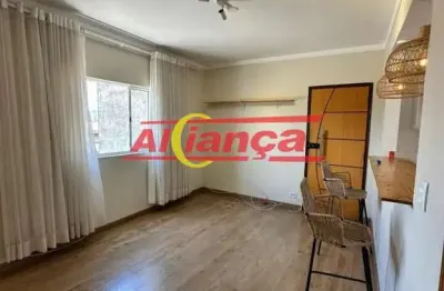 Apartamento sobreloja com 2 quartos para alugar, 50m² - Jardim Bom Clima - Guarulhos/SP Por R$ 2200
