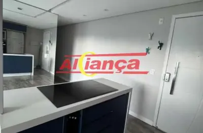 Apartamento á locação com 2 quartos, 1 vaga, 57m², vila nova bonsucesso - guarulhos/sp - r$ 2.250