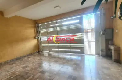 Sobrado com 237m² à locação, 3 quartos, suíte no jardim bela vista - guarulhos/sp por r$ 4.850,00