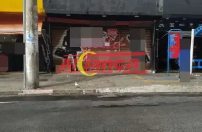 Salão comercial com 46m² à locação no centro de guarulhos por r$ 5.300,00