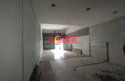 Salão comercial à locação com 80m², no Jardim Paraíso - Guarulhos/SP por R$ 3.100,00