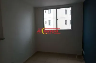 Apartamento 45m², com 2 quartos para locação no Gopouva - R$ 1.400,00