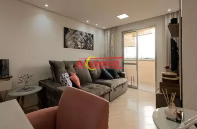 Apartamento 58m², com 2 quartos para locação Gopoúva - Guarulhos-R$ 3.400,00