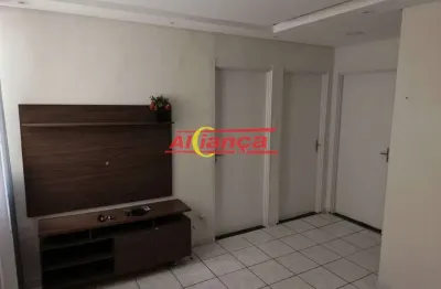 Apartamento 40m², com 2 quartos para locação em Vila Alzira - Guarulhos R$ 1.400,00