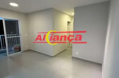 Apartamento 55m², com 2 quartos sendo uma suíte para locação no Vila das Bandeiras - R$ 3.000,00