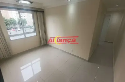 Apartamento com 2 quartos  para alugar, 50 m² - Ponte Grande - Guarulhos/SP por R$1.391,34