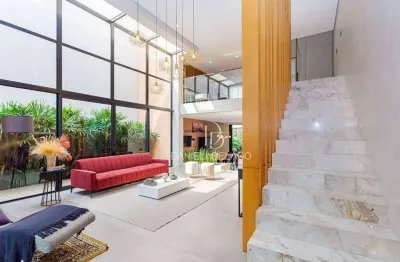 Casa com 3 dormitórios, 320 m² - venda por r$ 3.150.000,00 ou aluguel por r$ 20.250,00/mês - uberaba - curitiba/pr