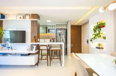 Apartamento com 2 dormitórios à venda, 76 m² por r$ 820.000 - água verde - curitiba/pr