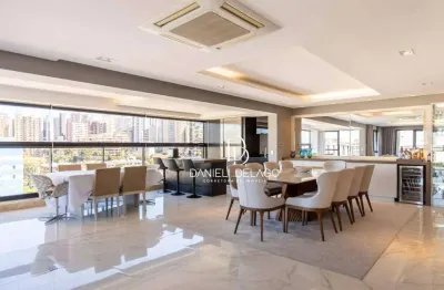 Cobertura com 4 dormitórios à venda, 308 m² por r$ 4.700.000 - água verde - curitiba/pr