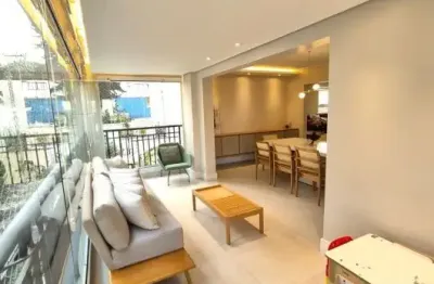 Apartamento  avenda  no bosque  da saude  com 136 metros  com  3 suites, 3 vagas de garagem