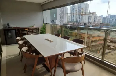 Apartamento    avenda  mobiliado     no campo belo com 135 metros  3 suites, 2 vagas