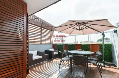 Cobertura mobiliada com 144m² no parque das nações em santo andré 