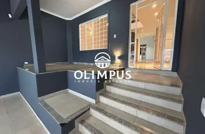 Linda casa estilo sobrado sendo toda planejada com linda iluminação.