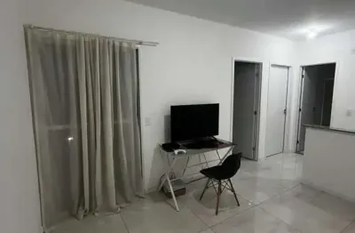 Apto com 2 dormitorios, wc. social, sala com varanda, cozinha, a.s., 1 vaga de garagem coberta. área de lazer. excelente localização.
