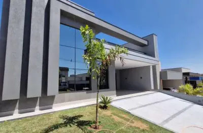 Casa de alto padrão com 3 suítes e 4 vagas de garagem em condomínio de luxo em indaiatuba-sp.