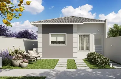 Lançamento de casas térreas com 2 quartos com opções de suite.