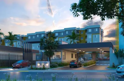 Lançamento bairro santa terezinha - vancouver residencial 2 quartos sala e cozinha integrada, banheiro, lavanderia e sacada