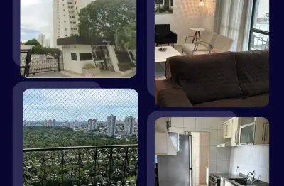 Locação – apartamento alto padrão | ed. maison são georges 3 quartos sendo uma suíte - mobiliado