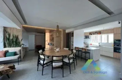 Santo andré apartamento 135m², 4 dormitórios, designer moderno, fino acabamento, 2 vagas lazer completo com ótimo valor e localização !!!!